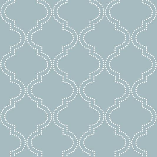 Quatrefoil P&S Wallpaper by WallPops