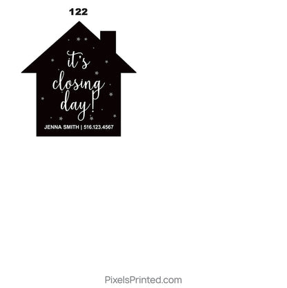 We Bought a House Y’all Sign | Fun House Shaped Realtor Prop - PixelsPrinted