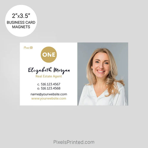 Realty ONE Group business card magnets PixelsPrinted
