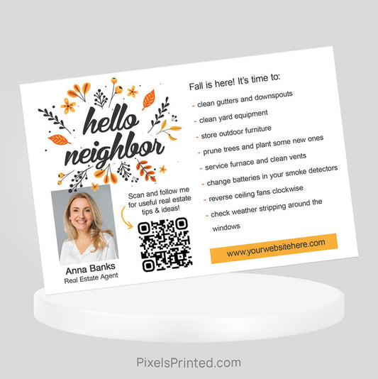 Realty One Group Fall Maintenance postcards PixelsPrinted