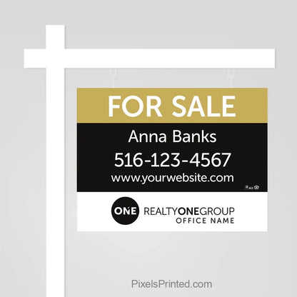 Realty ONE Group for sale sign panels sign panels PixelsPrinted