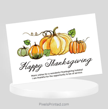 Realty One Group Thanksgiving postcards PixelsPrinted