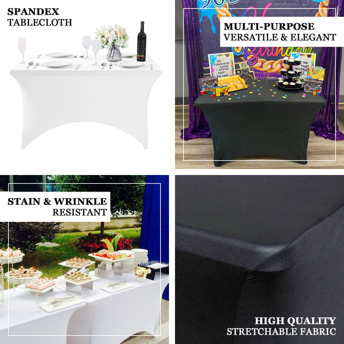 spandex table covers, rectangular fitted tablecloths, stretch table covers, fitted tablecloths, elastic table covers rectangle#color_parent