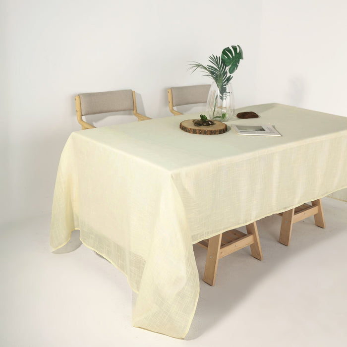 rectangle tablecloth, faux burlap tablecloth, rustic tablecloth, linen like tablecloths, textured tablecloth#color_parent