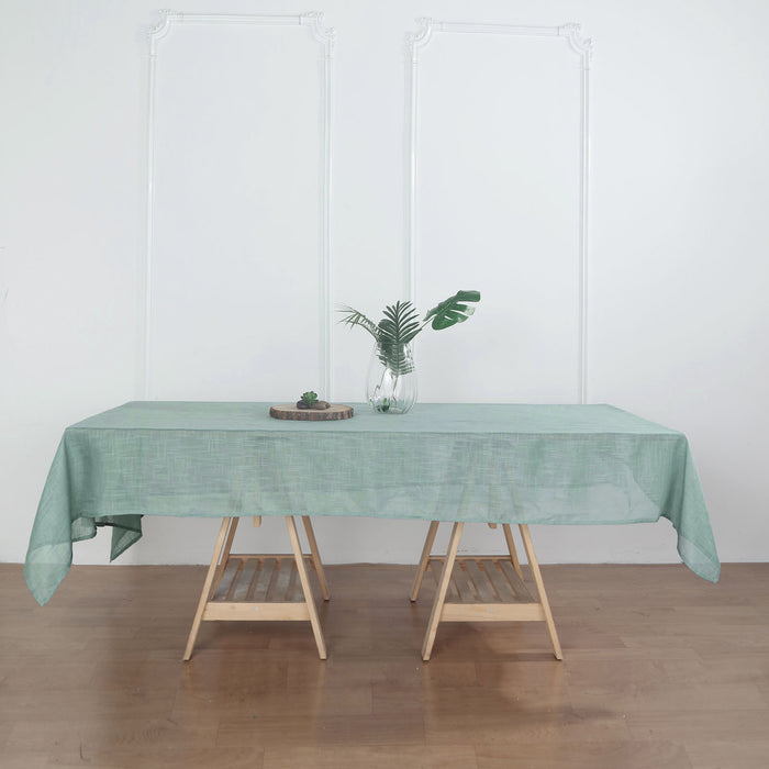 rectangle tablecloth, faux burlap tablecloth, rustic tablecloth, linen like tablecloths, textured tablecloth#color_parent