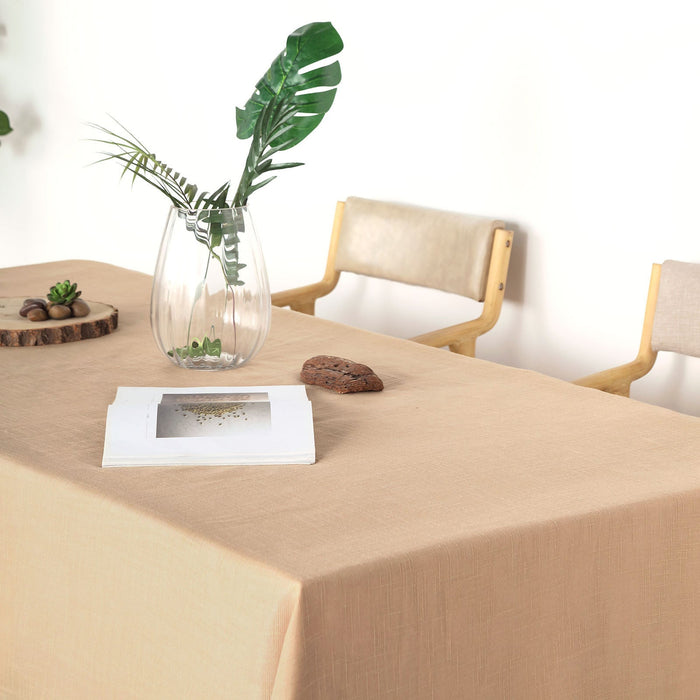 rectangle tablecloth, faux burlap tablecloth, rustic tablecloth, linen like tablecloths, textured tablecloth#color_parent
