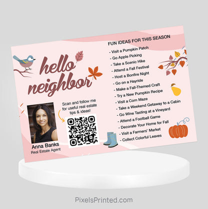 REMAX real estate fall activities postcards PixelsPrinted