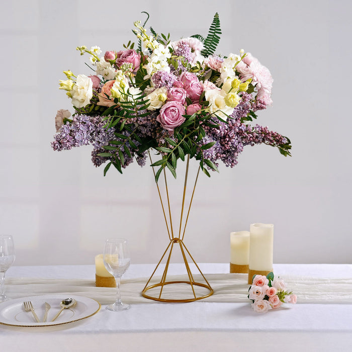 pedestal columns, metal flower stands, tall flower stands, flower pedestals, gold flower stands#size_parent