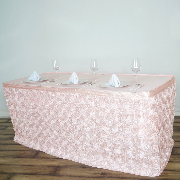 table skirt, table skirt velcro, table skirt design, table skirt linen, satin table skirt#color_blush