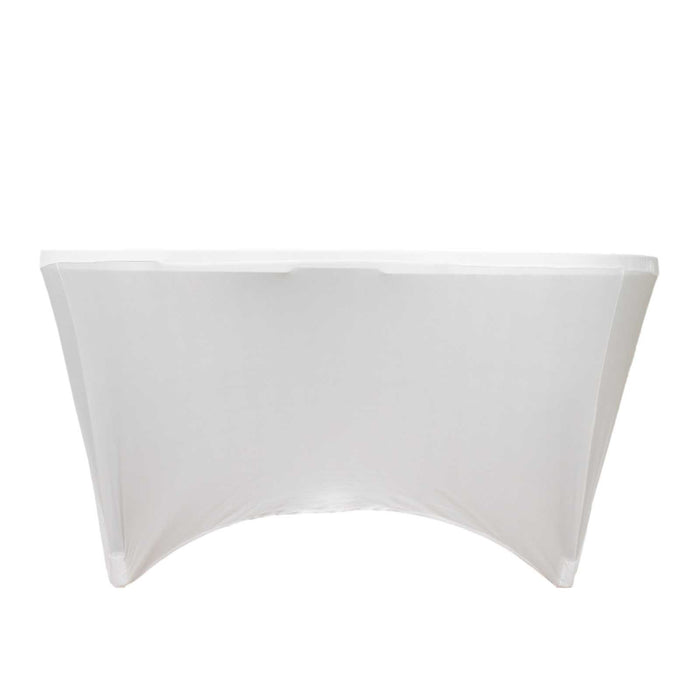 spandex, round tablecloth, table covers, table cover cloth, dining tablecloth#color_white