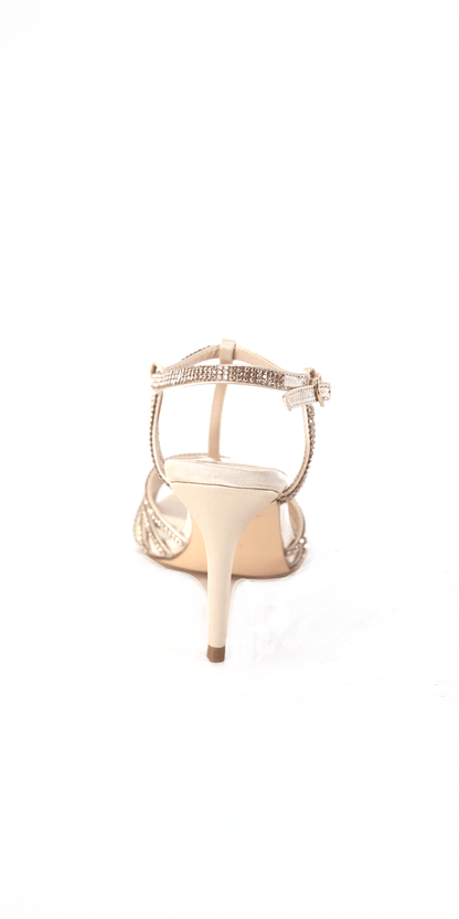 nude/size/6/Camille La Vie/Satin Rhinestone Strappy High Heel Sandal /back