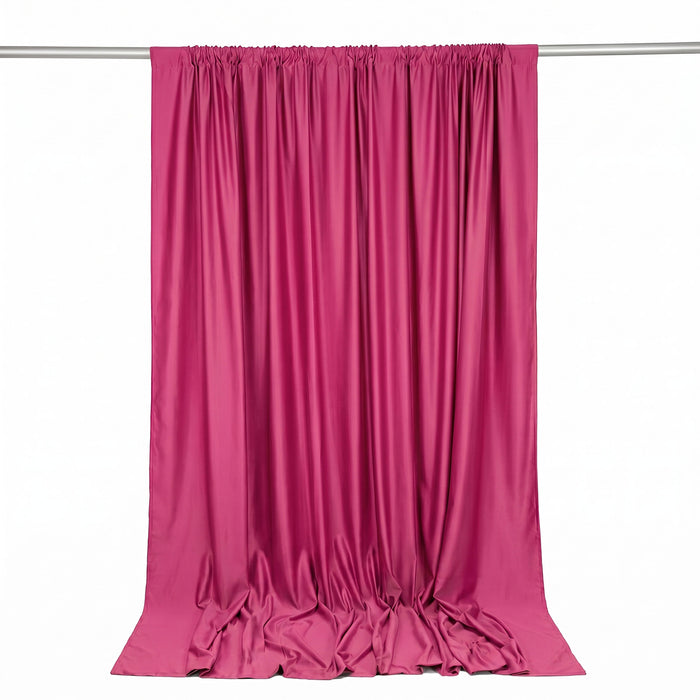 scuba backdrop curtain, polyester backdrop curtain, event backdrop curtain, wrinkle free backdrop curtain, flame resistant backdrop curtain, backdrop drape panels#color_fuchsia