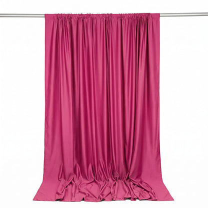 scuba backdrop curtain, polyester backdrop curtain, event backdrop curtain, wrinkle free backdrop curtain, flame resistant backdrop curtain, backdrop drape panels#color_fuchsia