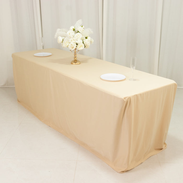 tablecloth, rectangle tablecloth, fitted tablecloth, scuba tablecloth, table linen, polyester table linen, 8ft tablecloth#color_parent