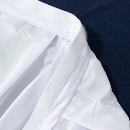 scuba table skirt, shirred pleat table skirt, pleated table skirt, 14ft table skirt, event table skirting, banquet table skirt, polyester table skirt#color_parent