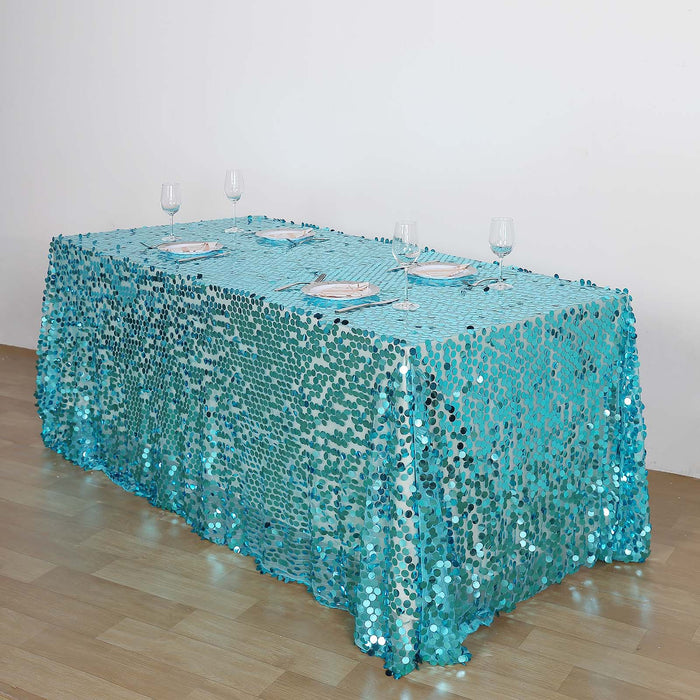 rectangle tablecloth, sequin tablecloth, 90 x 156 tablecloth, glitter tablecloth, decorative table covers#color_parent