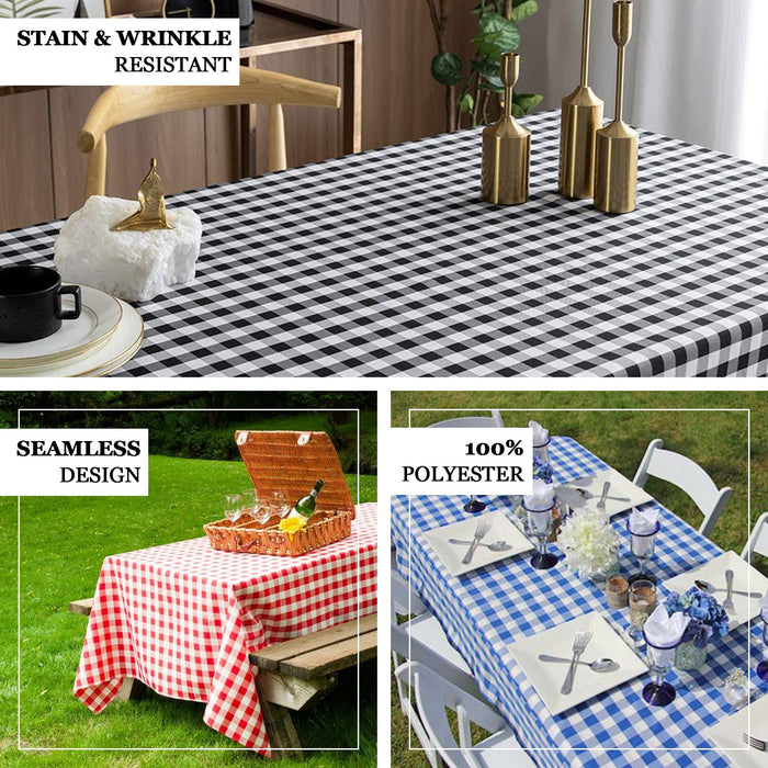 polyester tablecloths, polyester rectangle tablecloths, checkered tablecloth, buffalo plaid tablecloth, buffalo check tablecloth#color_parent