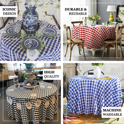 polyester tablecloths, round polyester tablecloths, checkered tablecloth, buffalo plaid tablecloth, buffalo check tablecloth#color_parent