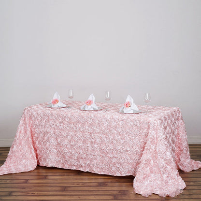 rectangle tablecloth, Satin tablecloth, rosette tablecloth, 90x132 tablecloth, decorative table covers#color_parent