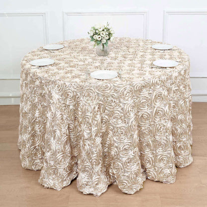 round tablecloth, Satin tablecloth, rosette tablecloth, 120 inch round tablecloth, decorative table covers#color_parent
