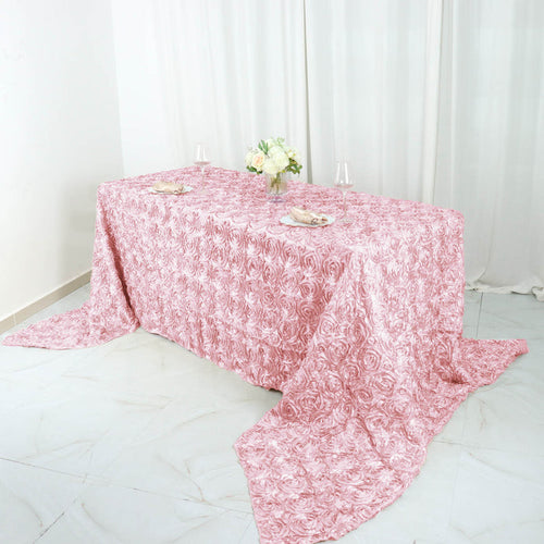 satin, rectangle tablecloth, rosette tablecloth, 90x156 tablecloth, table covers#color_parent