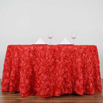 round tablecloth, Satin tablecloth, rosette tablecloth, 132 inch round tablecloth, decorative table covers#color_parent