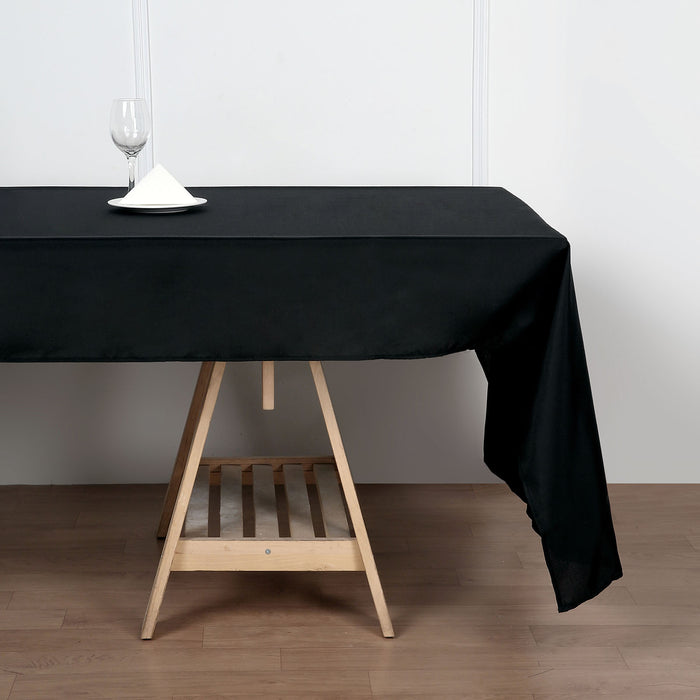 polyester tablecloths, polyester rectangle tablecloths, decorative table covers, linentablecloth polyester tablecloth, dining room tablecloth#color_black