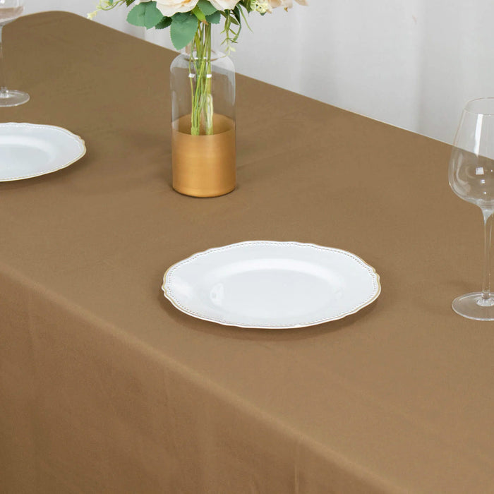polyester, rectangle tablecloths, table cover, dining tablecloth, 90x156 tablecloth#color_parent