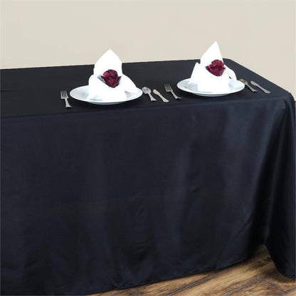 polyester tablecloths, polyester rectangle tablecloths, 90x132 tablecloth, decorative table covers, dining table cloth#color_parent