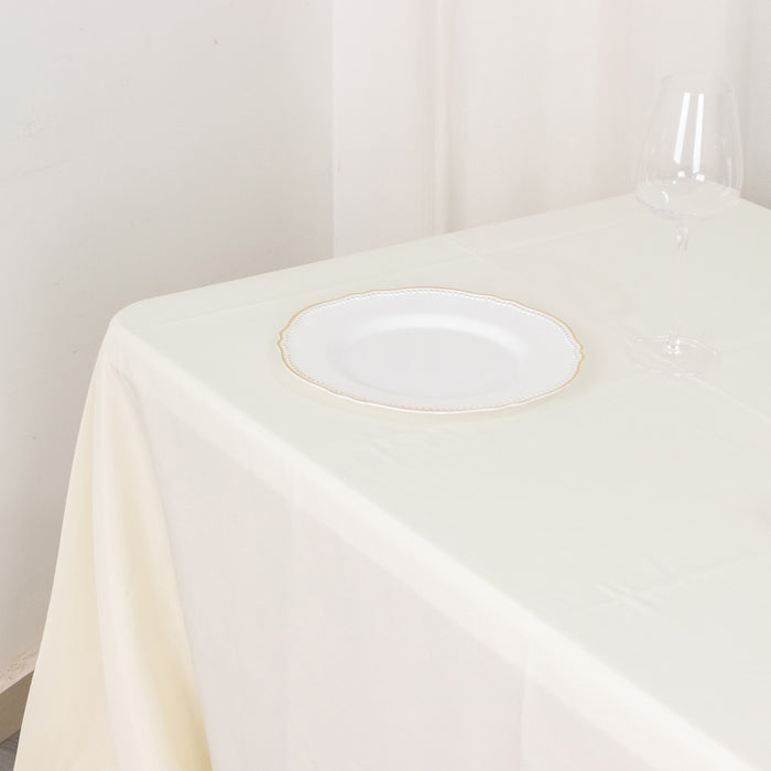 polyester tablecloths, polyester rectangle tablecloths, 90x132 tablecloth, decorative table covers, dining table cloth#color_parent