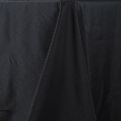 polyester tablecloths, polyester rectangle tablecloths, decorative table covers, heavy duty tablecloth, premium polyester tablecloth#color_black