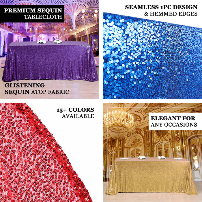 rectangle tablecloth, Sequin Tablecloth, glitter tablecloth, decorative table covers, 90 x 156 tablecloth#color_parent