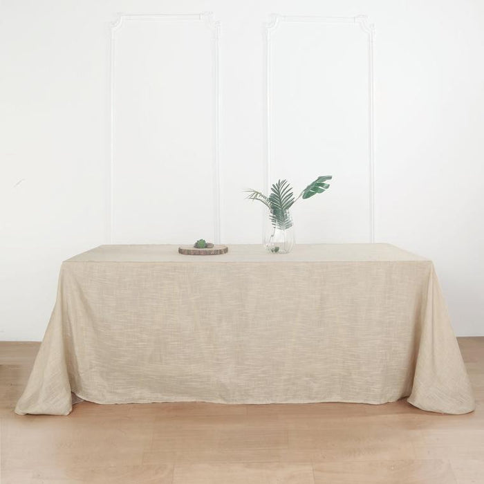 rectangle tablecloth, faux burlap tablecloth, rustic tablecloth, linen like tablecloths, textured tablecloth#color_parent