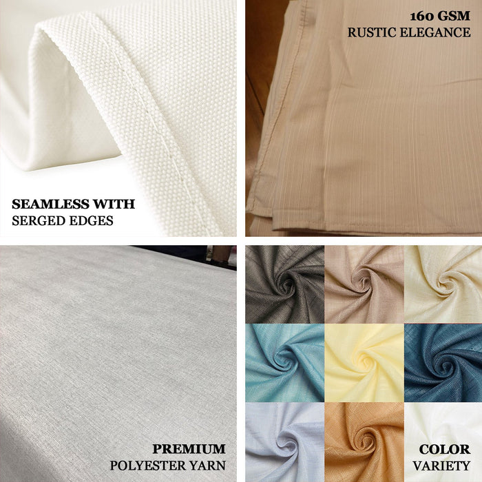 rectangle tablecloth, faux burlap tablecloth, rustic tablecloth, linen like tablecloths, textured tablecloth#color_parent