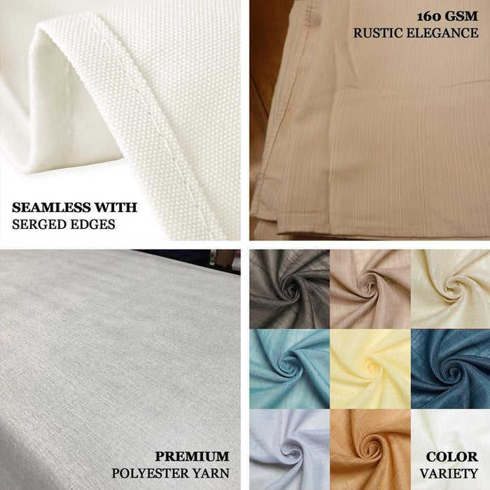 rectangle tablecloth, faux burlap tablecloth, rustic tablecloth, linen like tablecloths, textured tablecloth#color_parent