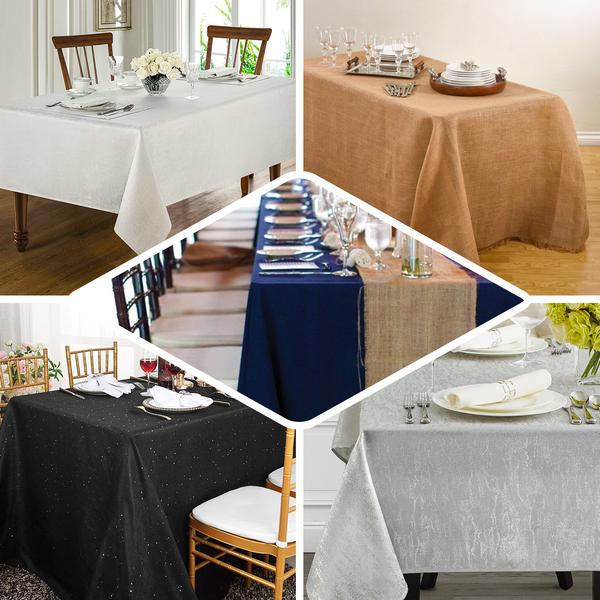 rectangle tablecloth, faux burlap tablecloth, rustic tablecloth, linen like tablecloths, textured tablecloth#color_parent