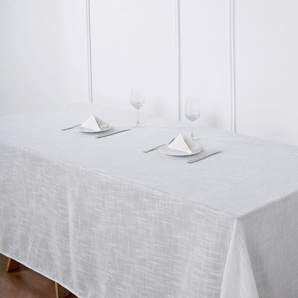 rectangle tablecloth, faux burlap tablecloth, rustic tablecloth, linen like tablecloths, textured tablecloth#color_parent
