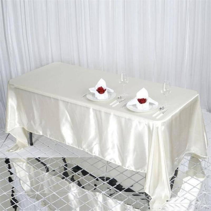 rectangle tablecloth, satin tablecloth, fabric rectangle tablecloth, dining table cloth, rectangle table cover#color_parent