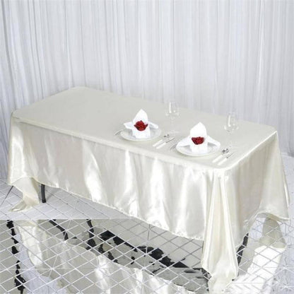 rectangle tablecloth, satin tablecloth, fabric rectangle tablecloth, dining table cloth, rectangle table cover#color_parent