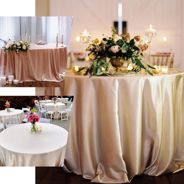 Round Tablecloth, satin tablecloth, decorative round tablecloths, round fabric tablecloths, round table covers#color_parent