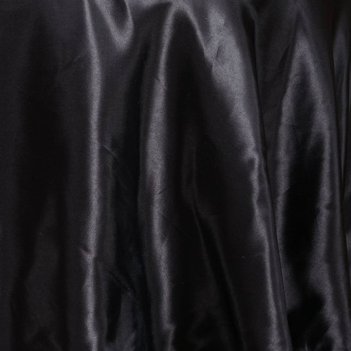 Round Tablecloth, satin tablecloth, decorative round tablecloths, round fabric tablecloths, round table covers#color_black