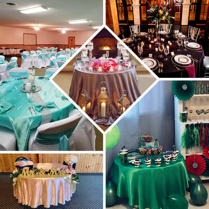 90 inch round tablecloth, satin tablecloth, tablecloth for round table, circular tablecloth, decorative round tablecloths#color_parent