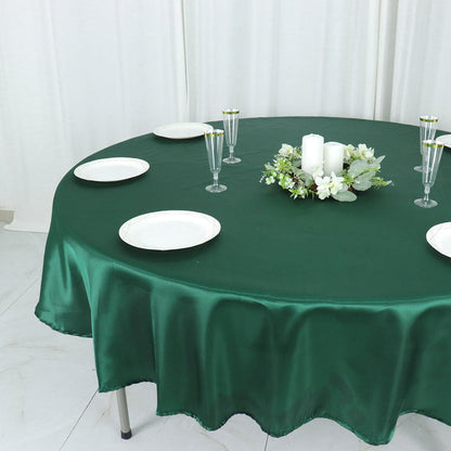 90 inch round tablecloth, satin tablecloth, tablecloth for round table, circular tablecloth, decorative round tablecloths#color_parent