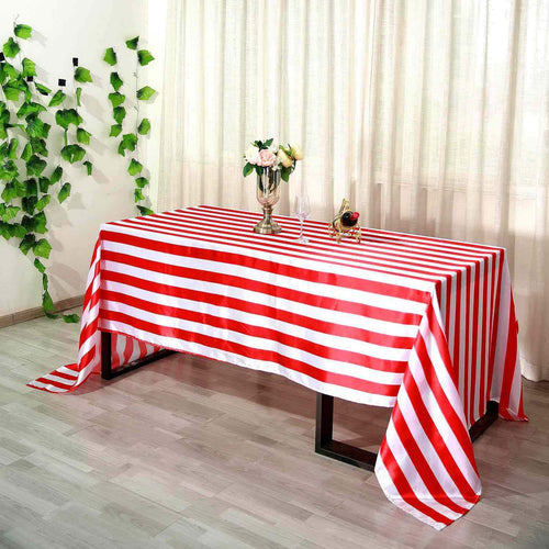 rectangle tablecloth, Satin tablecloth, striped tablecloth, decorative table covers, 90 x 156 tablecloth#color_parent