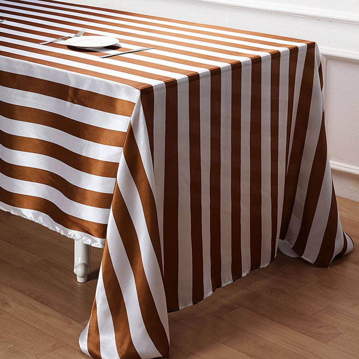 rectangle tablecloth, Satin tablecloth, striped tablecloth, decorative table covers, 90 x 156 tablecloth#color_parent