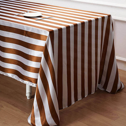 rectangle tablecloth, Satin tablecloth, striped tablecloth, decorative table covers, 90 x 156 tablecloth#color_parent