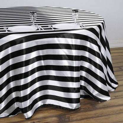round tablecloths, Satin tablecloth, striped tablecloth, decorative table covers, 120 inch round tablecloth#color_parent