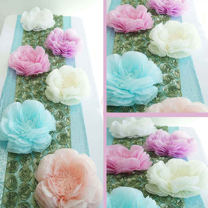 decorative flowers, giant paper flowers, 3D wall flower decor, tissue paper flowers, paper flower backdrop#color_parent