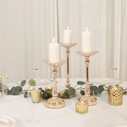 beaded candle holders, crystal candle holders, gold crystal candle holders, candle holder centerpieces, candle decorations#color_parent