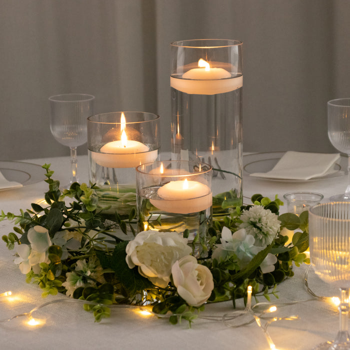 glass cylinder vases, clear cylinder vases, cylinder vase set, tall glass vases, clear glass vases, centerpiece vases, wedding vases, premium glass vases#color_parent